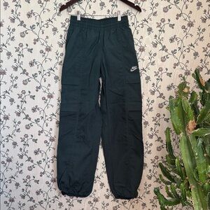 Nike Dark Teal Cargo Track Pants - Baggy Fit